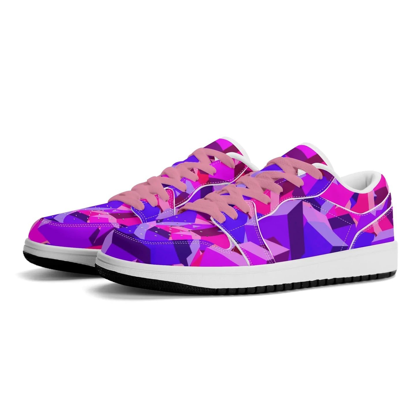 pink-cube-low-top-leder-sneaker-fur-herren-sneaker-jlr-design-54998 - JLR Design