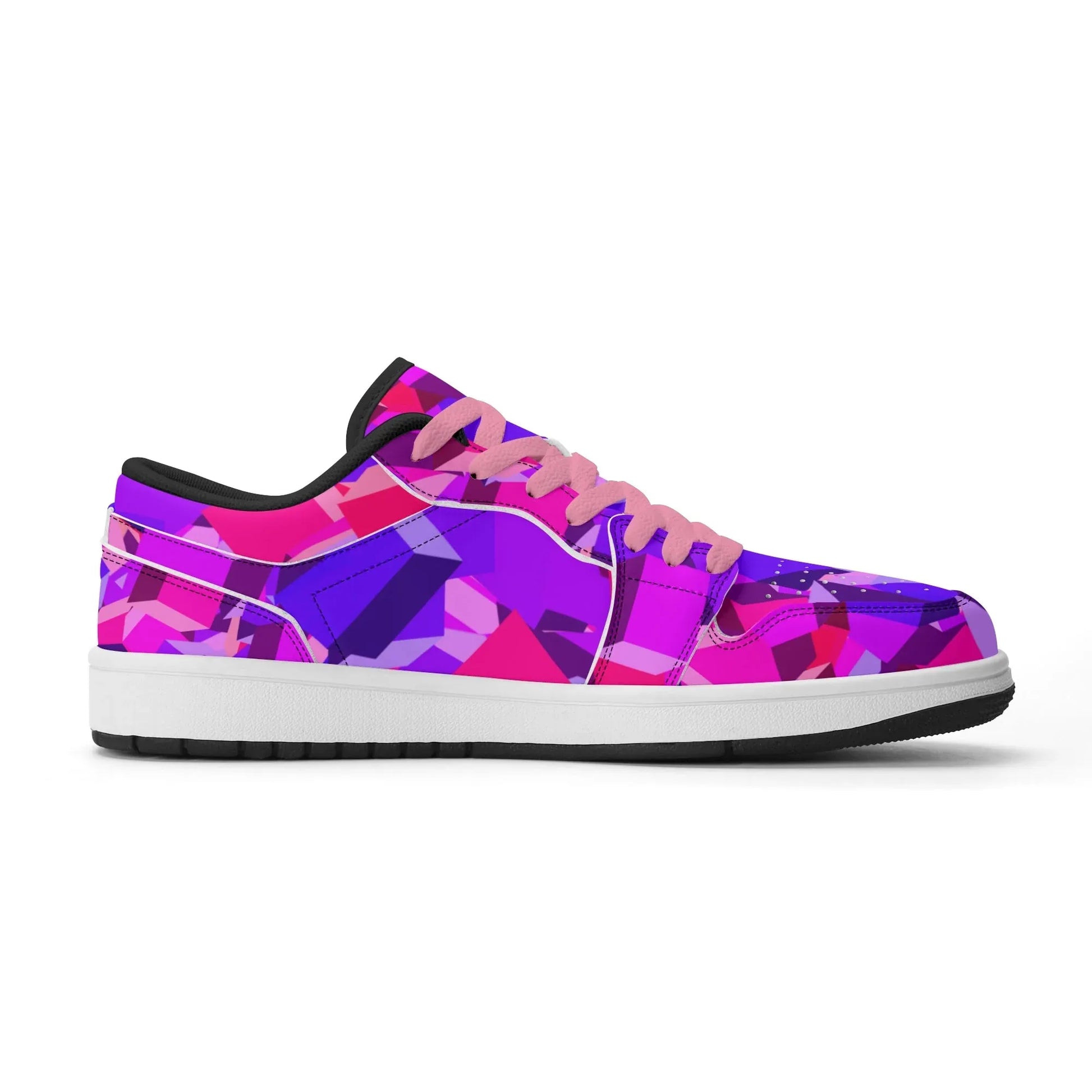 pink-cube-low-top-leder-sneaker-fur-herren-sneaker-jlr-design-74741 - JLR Design