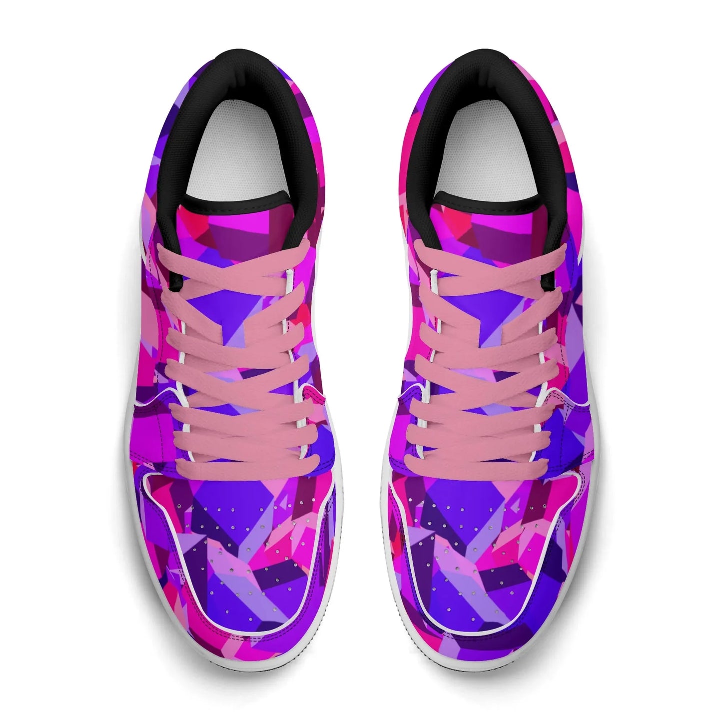 pink-cube-low-top-leder-sneaker-fur-herren-sneaker-jlr-design-74047 - JLR Design