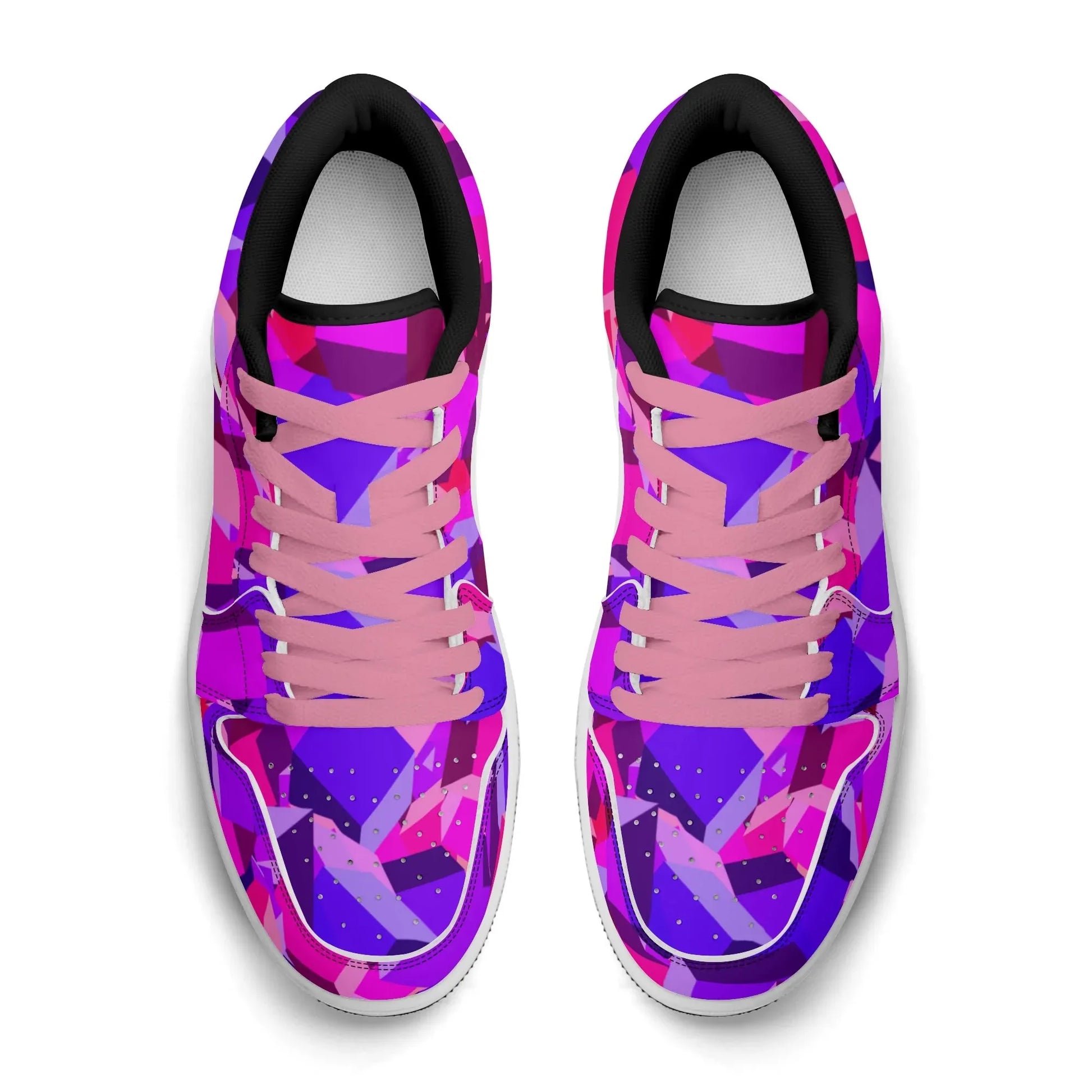 pink-cube-low-top-leder-sneaker-fur-herren-sneaker-jlr-design-74047 - JLR Design