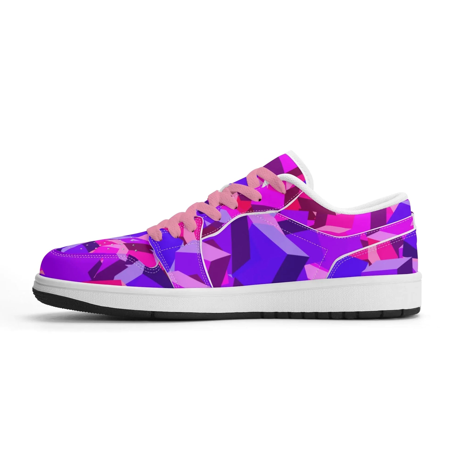 pink-cube-low-top-leder-sneaker-fur-herren-sneaker-jlr-design-10321 - JLR Design