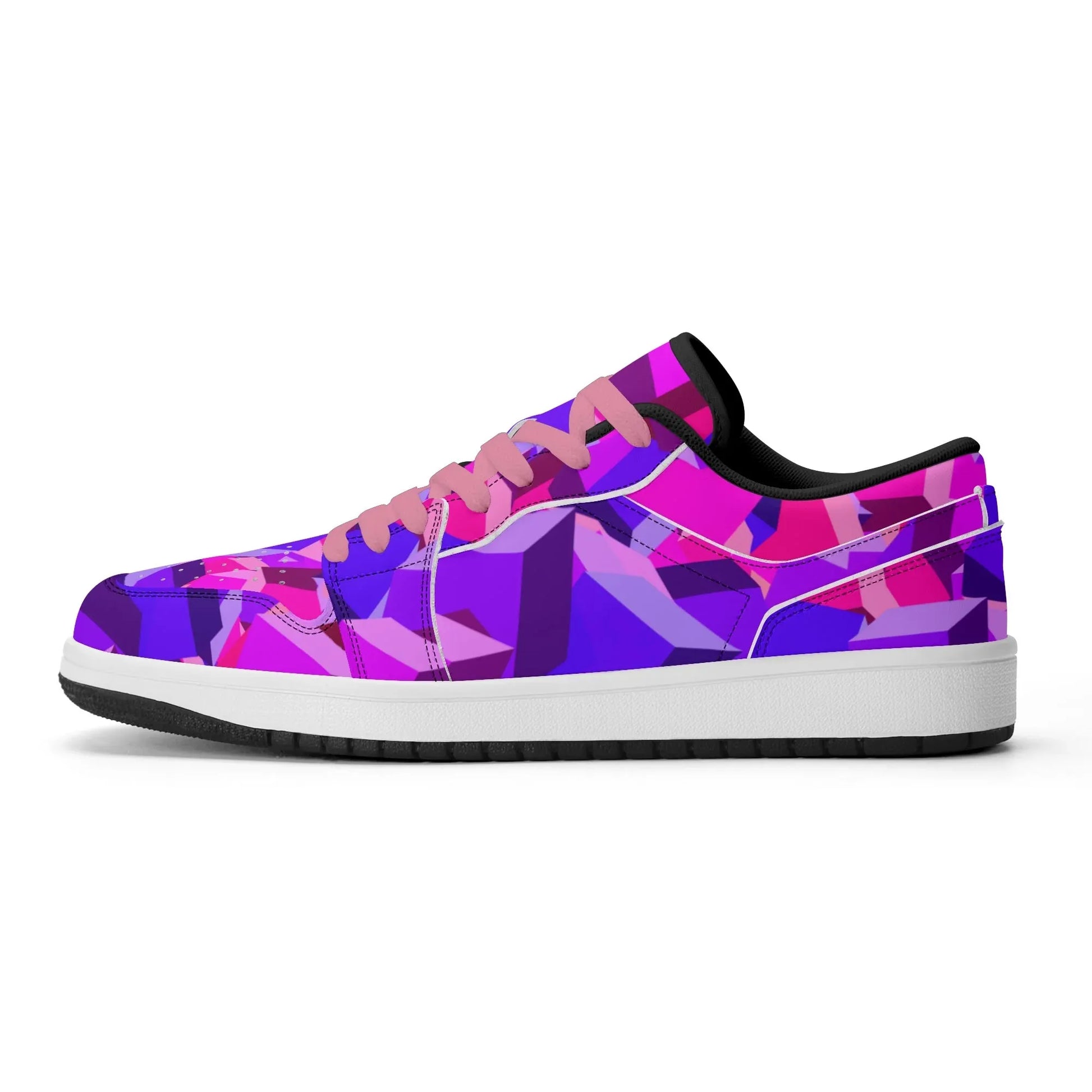 pink-cube-low-top-leder-sneaker-fur-herren-sneaker-jlr-design-39373 - JLR Design