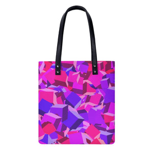 pink-cube-pu-leder-handtasche-handtasche-jlr-design-35787 - JLR Design