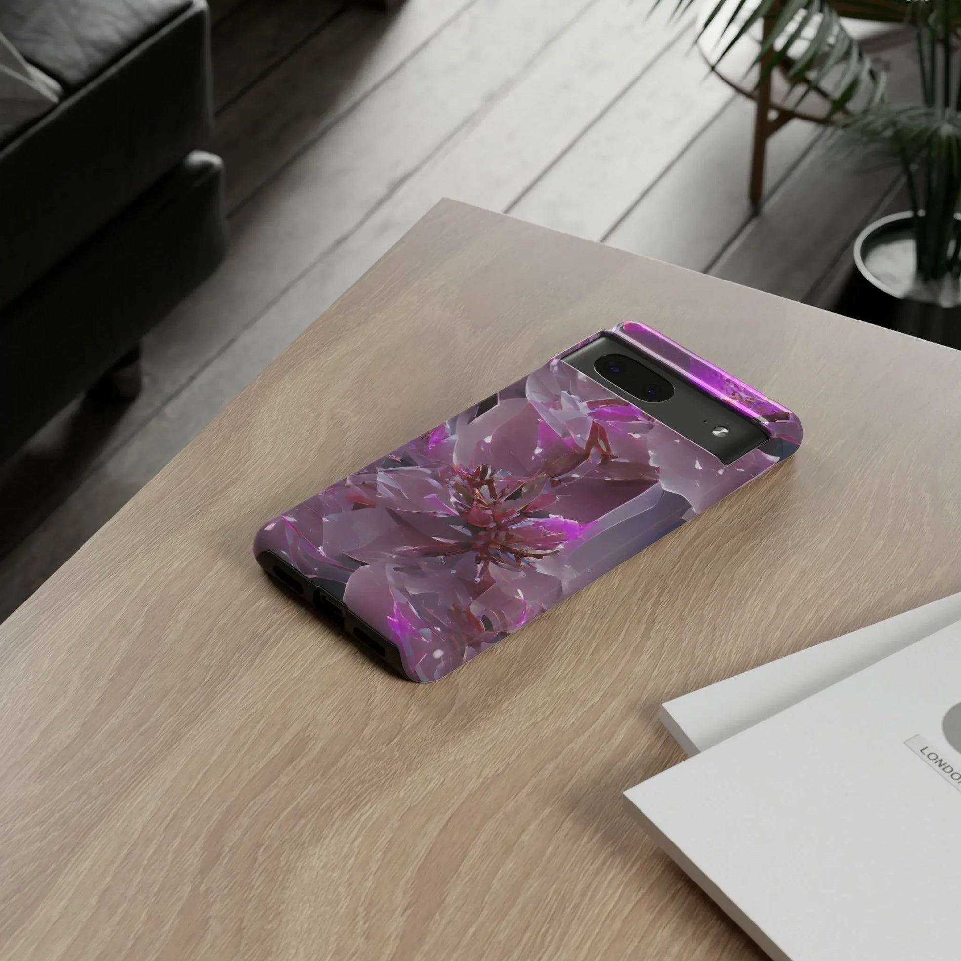 pink-flower-handyhulle-google-pixel-2-3-4-5-6-7-8-9-a-xl-pro-5g-phone-case-jlr-design-78099 - JLR Design