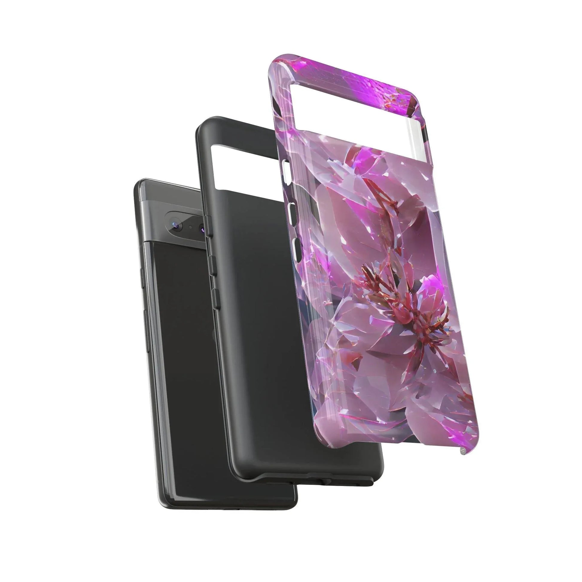 pink-flower-handyhulle-google-pixel-2-3-4-5-6-7-8-9-a-xl-pro-5g-phone-case-jlr-design-22080 - JLR Design