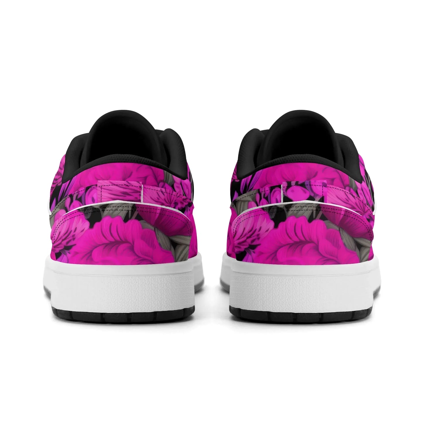 pink-garden-low-top-leder-sneaker-fur-damen-sneaker-jlr-design-75607 - JLR Design