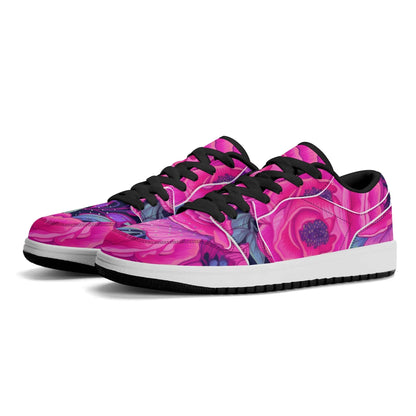 pink-garden-low-top-leder-sneaker-fur-herren-sneaker-jlr-design-33581 - JLR Design
