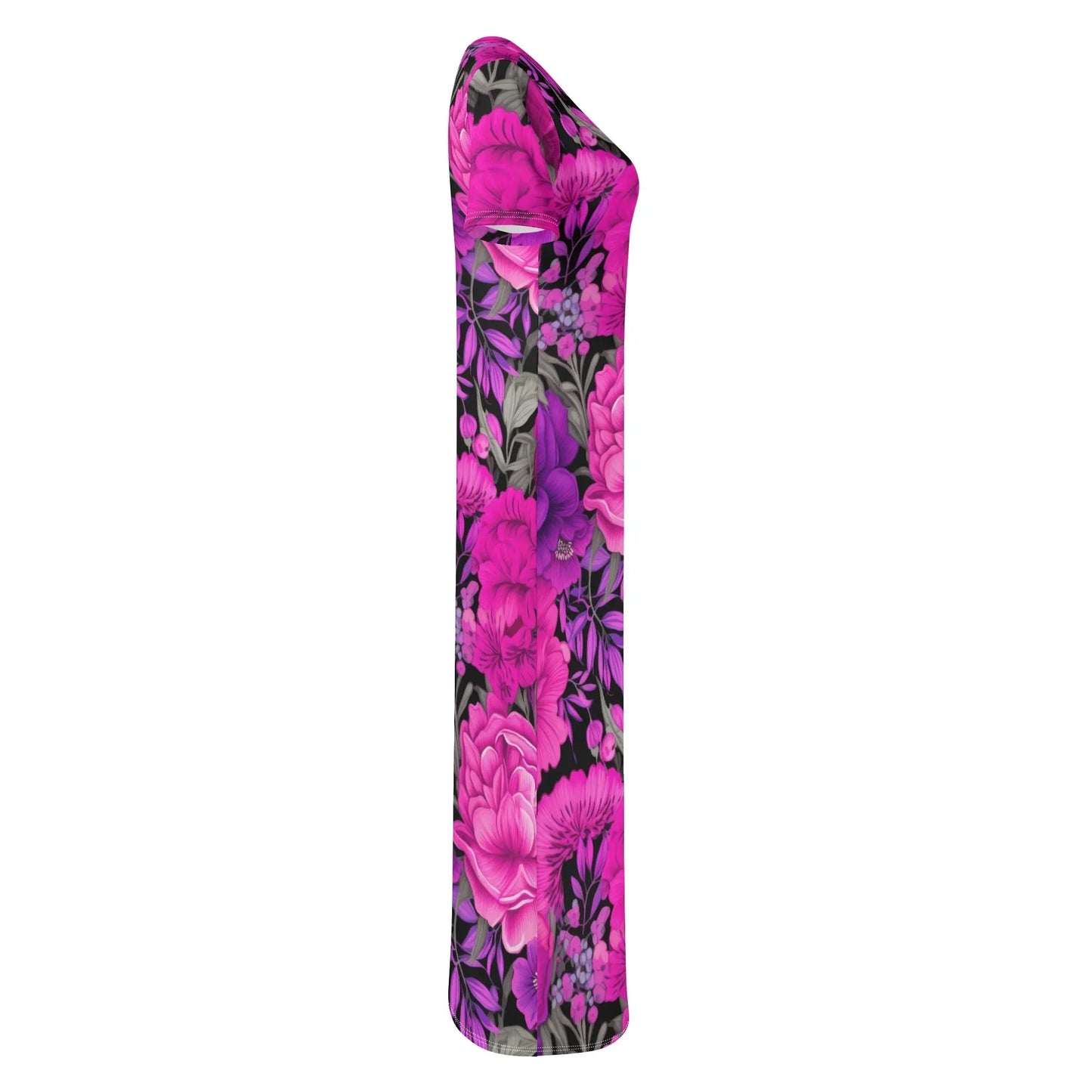 pink-garden-short-sleeve-long-dress-long-dress-jlr-design-29512 - JLR Design