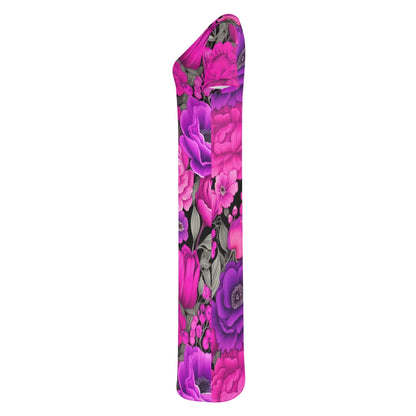 pink-garden-short-sleeve-long-dress-long-dress-jlr-design-76903 - JLR Design