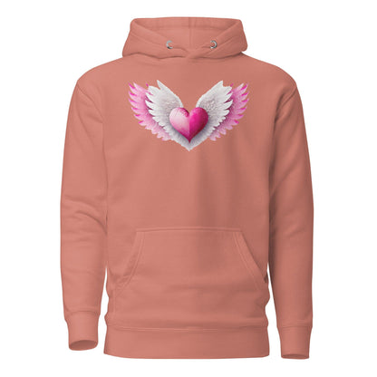 Pink Heart Hoodie Hoodie JLR Design