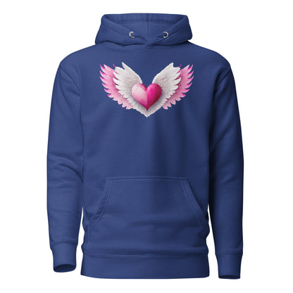 Pink Heart Hoodie Hoodie JLR Design
