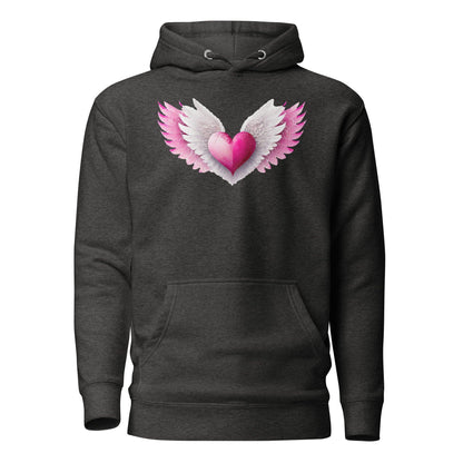 Pink Heart Hoodie Hoodie JLR Design