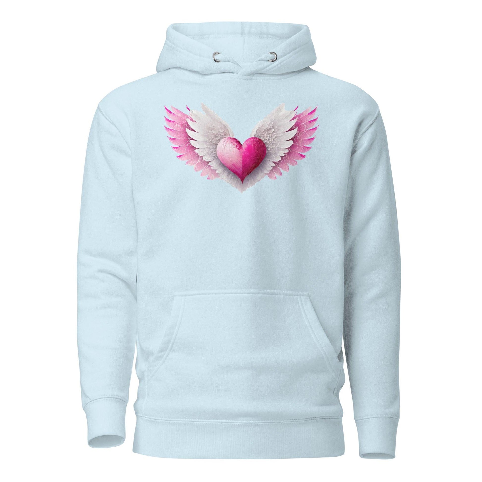 Pink Heart Hoodie Hoodie JLR Design
