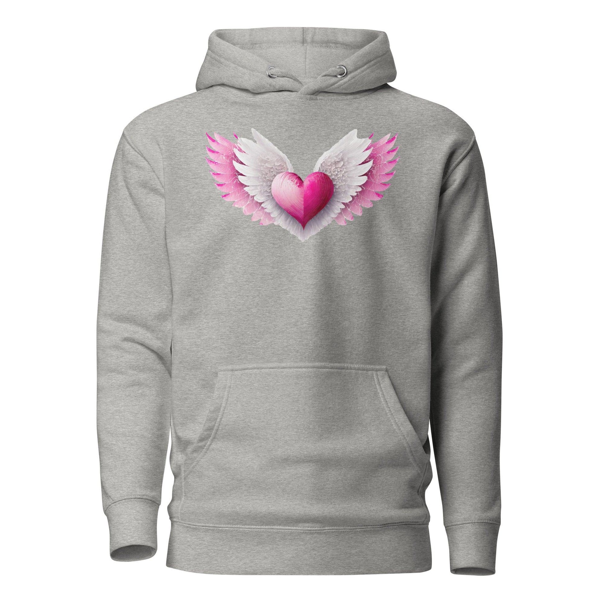 Pink Heart Hoodie Hoodie JLR Design