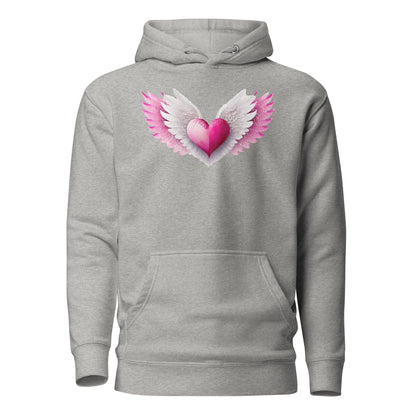 Pink Heart Hoodie Hoodie JLR Design