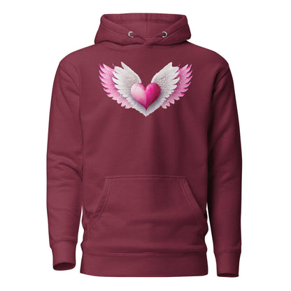 pink-heart-hoodie-hoodie-jlr-design-94706 - JLR Design