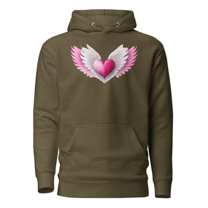 Pink Heart Hoodie Hoodie JLR Design