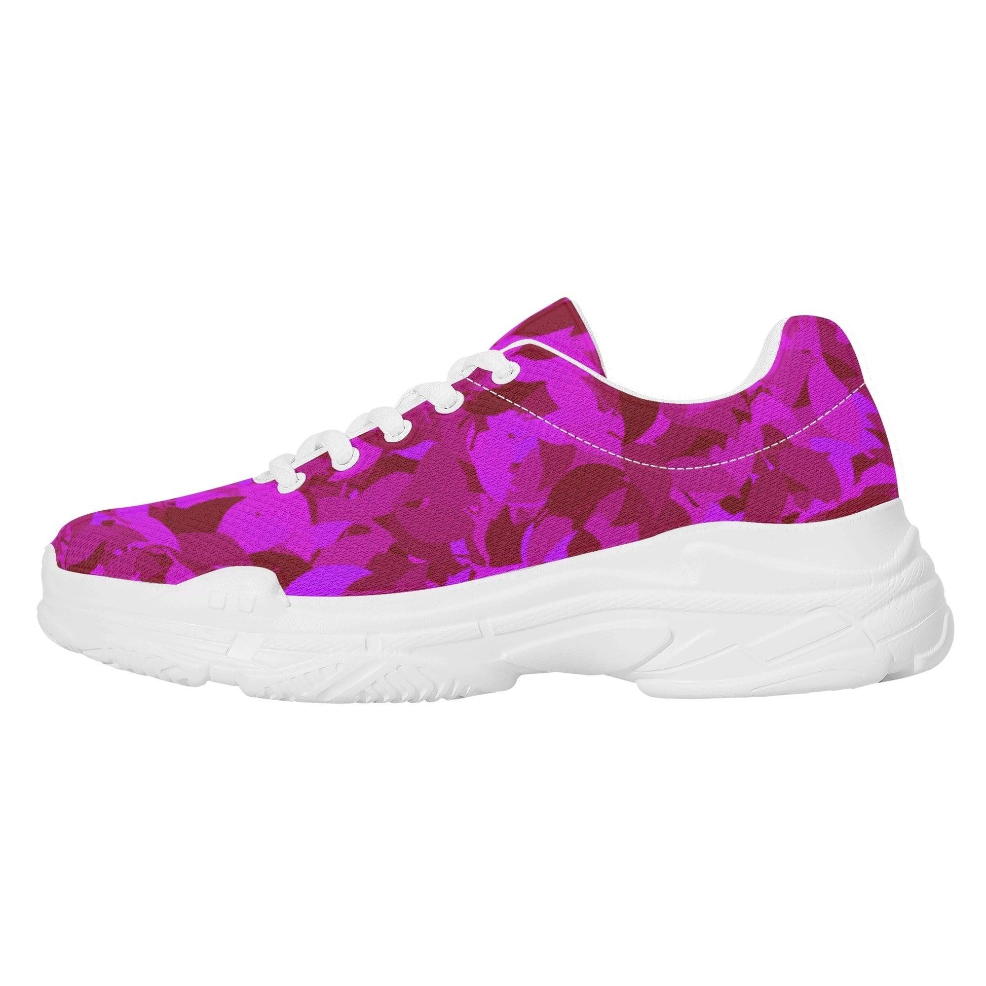 Pink Leaf Damen Chunky Sneakers Schuhe 79.99 Chunky, Damen, Leaf, Pink, Sneaker JLR Design