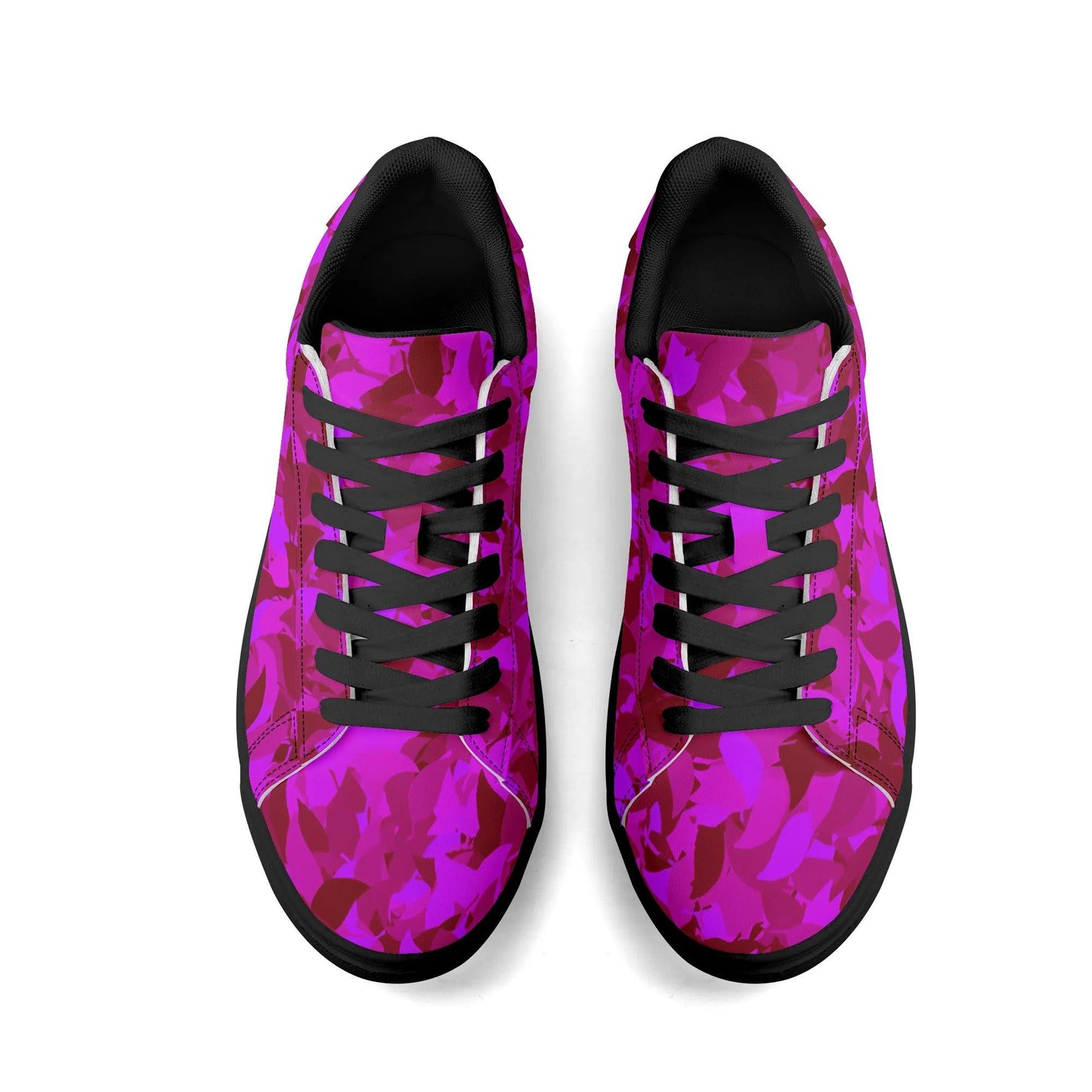 Pink Leaf Low Top Leather Sneaker Low Top Sneaker 83.99 Leaf, Leather, Low, Pink, Sneaker, Top JLR Design