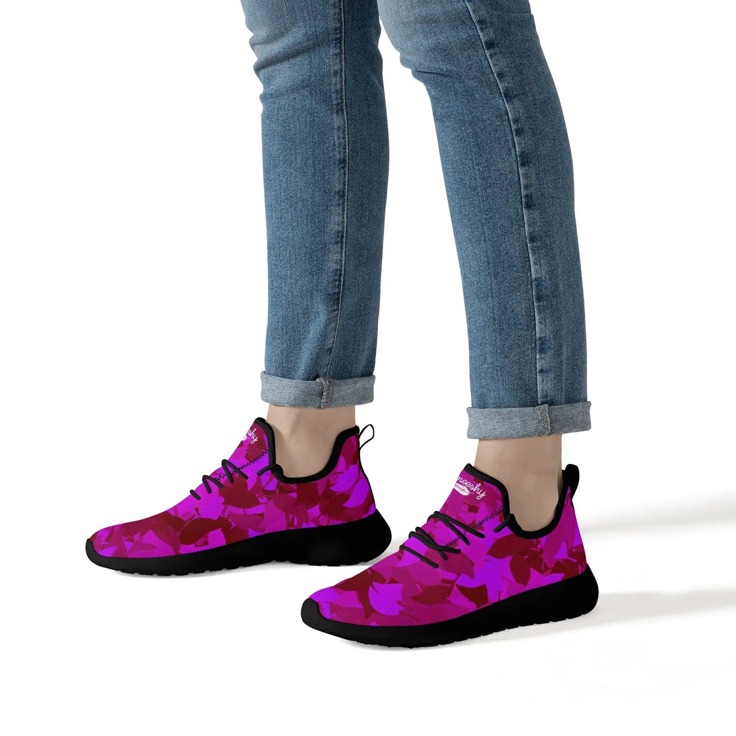 Pink Leaf Meeshy Lightweight Sneaker für Damen Sneaker 86.99 Damen, Leaf, Lightweight, Meeshy, Pink, Sneaker JLR Design