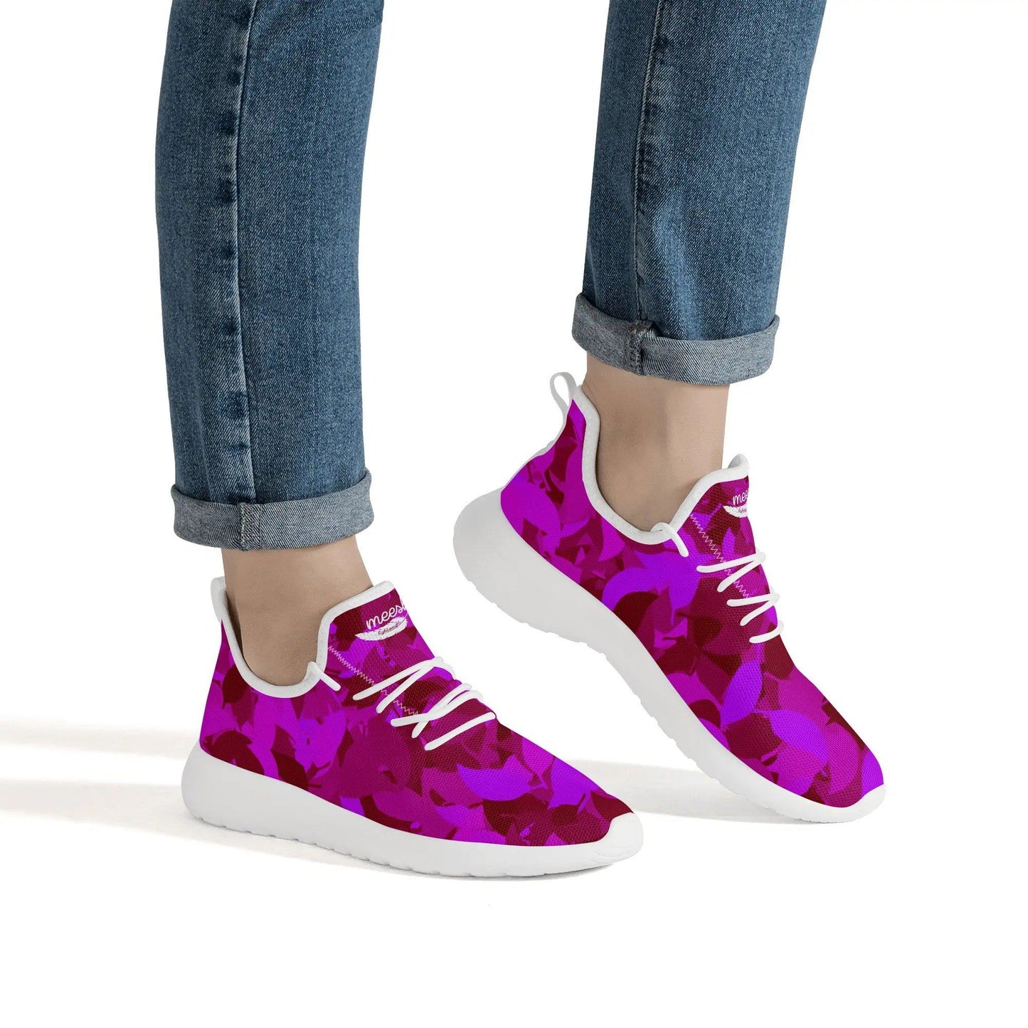 Pink Leaf Meeshy Lightweight Sneaker für Damen Sneaker 86.99 Damen, Leaf, Lightweight, Meeshy, Pink, Sneaker JLR Design