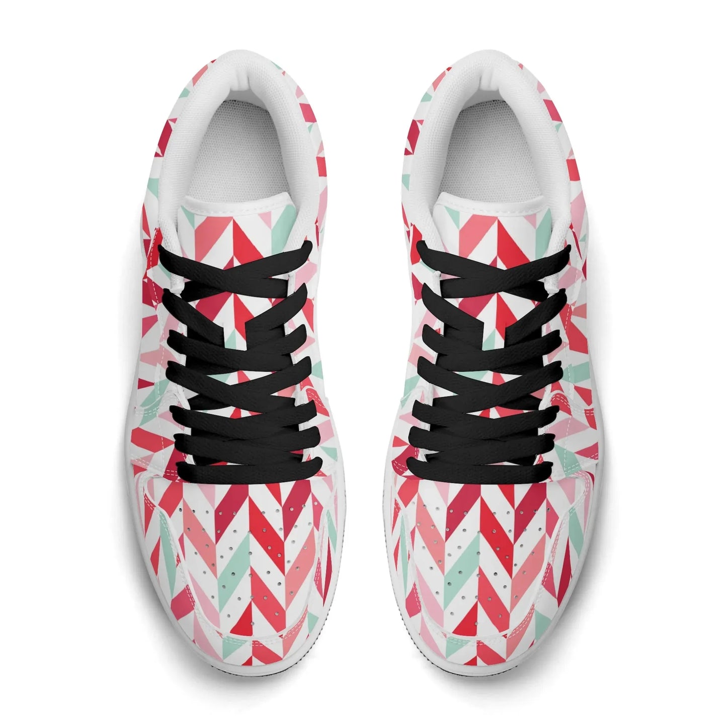 pink-lines-low-top-leder-sneaker-fur-damen-sneaker-jlr-design-49971 - JLR Design