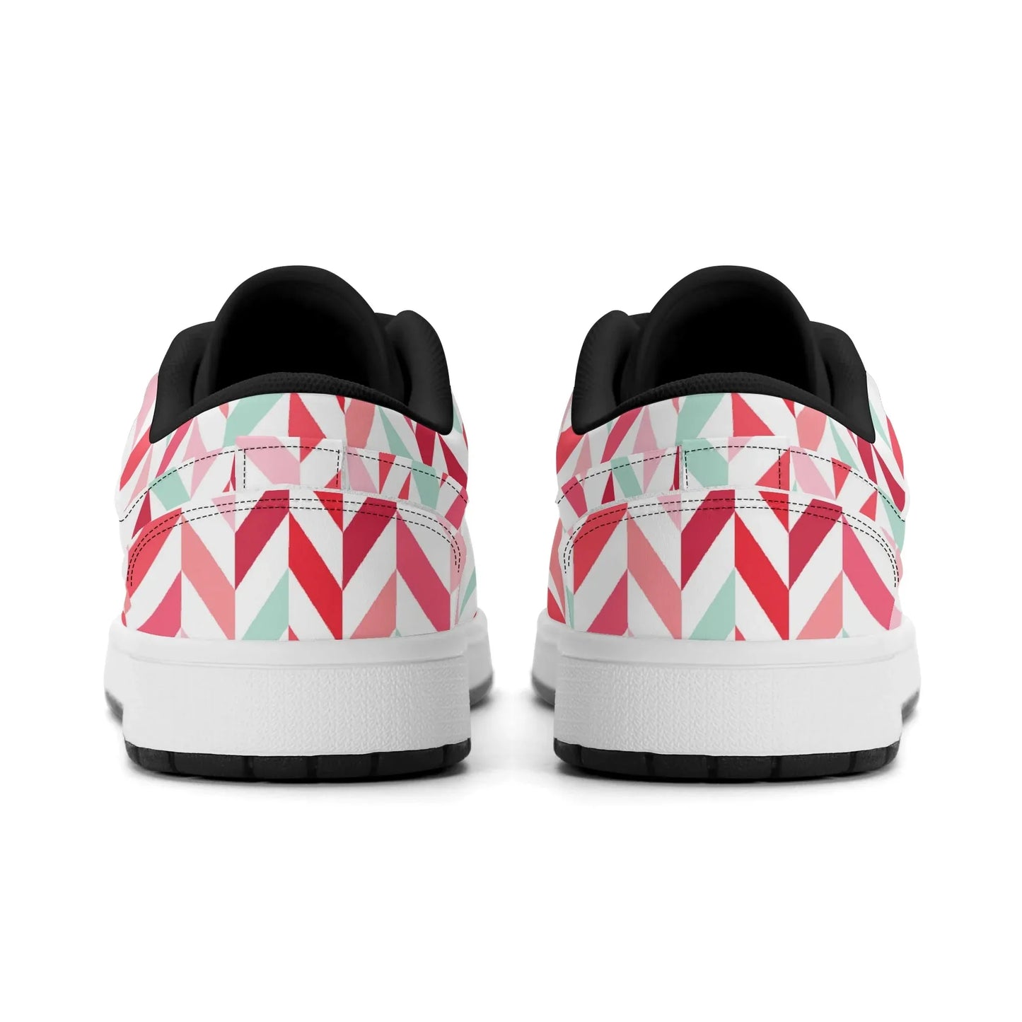pink-lines-low-top-leder-sneaker-fur-herren-sneaker-jlr-design-95857 - JLR Design