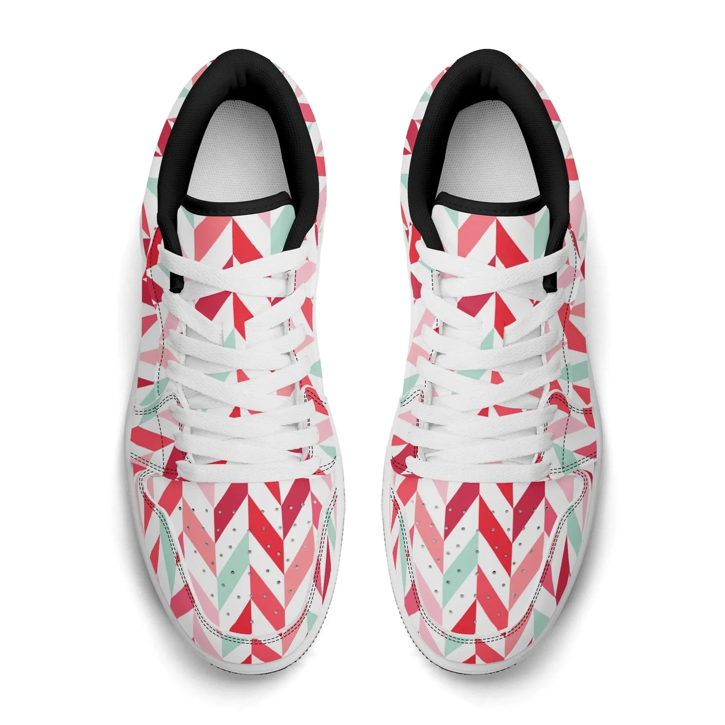 pink-lines-low-top-leder-sneaker-fur-herren-sneaker-jlr-design-17258 - JLR Design
