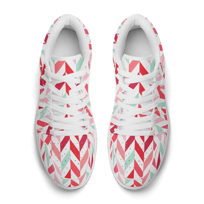 pink-lines-low-top-leder-sneaker-fur-herren-sneaker-jlr-design-86046 - JLR Design