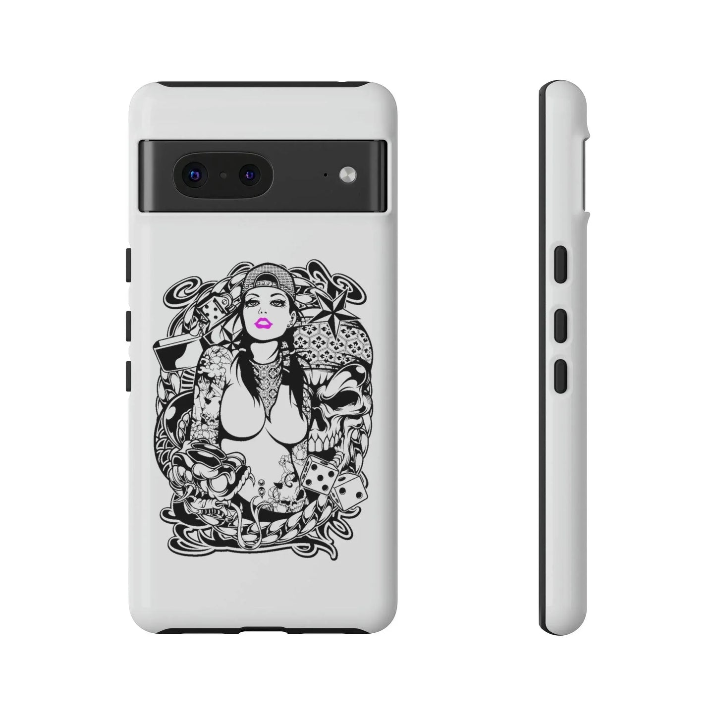 google-pixel-pink-lips-cover-phone-case-jlr-design-32582 - JLR Design