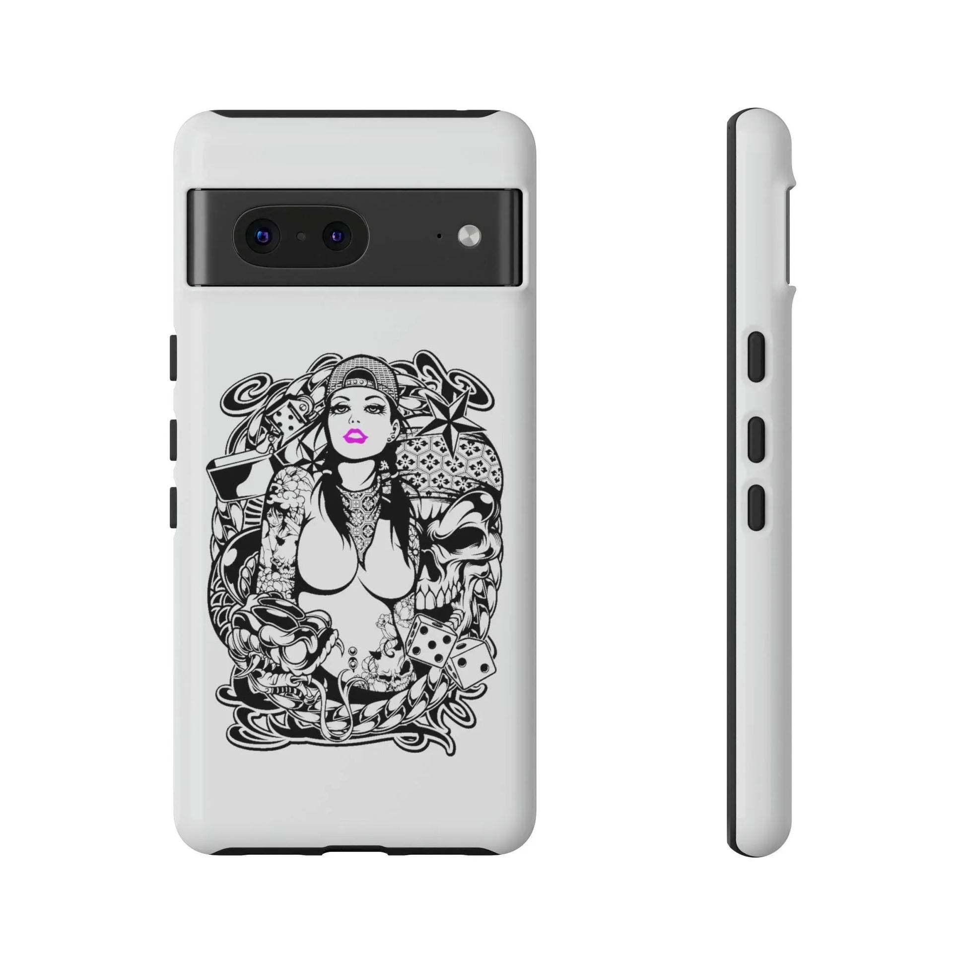 google-pixel-pink-lips-cover-phone-case-jlr-design-32582 - JLR Design