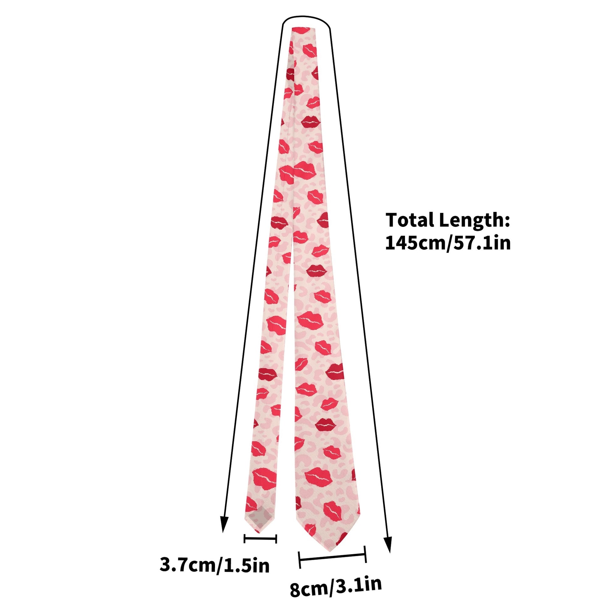 Pink Lips Krawatte Krawatte JLR Design
