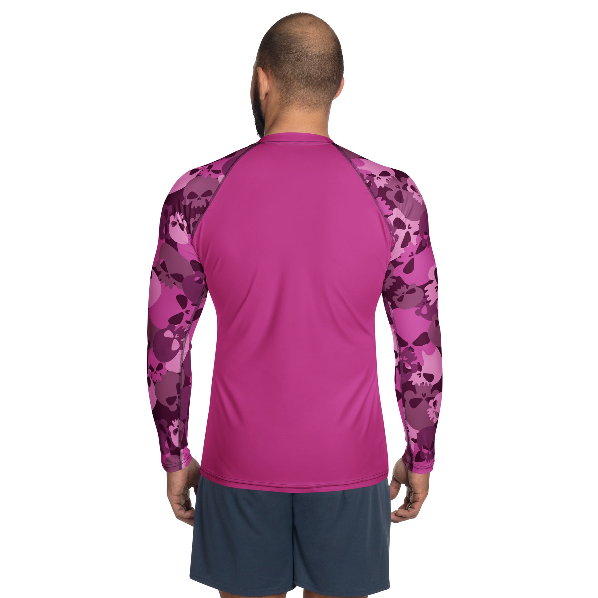 Pink Skull Herren Rash Guard Rash Guard JLR Design