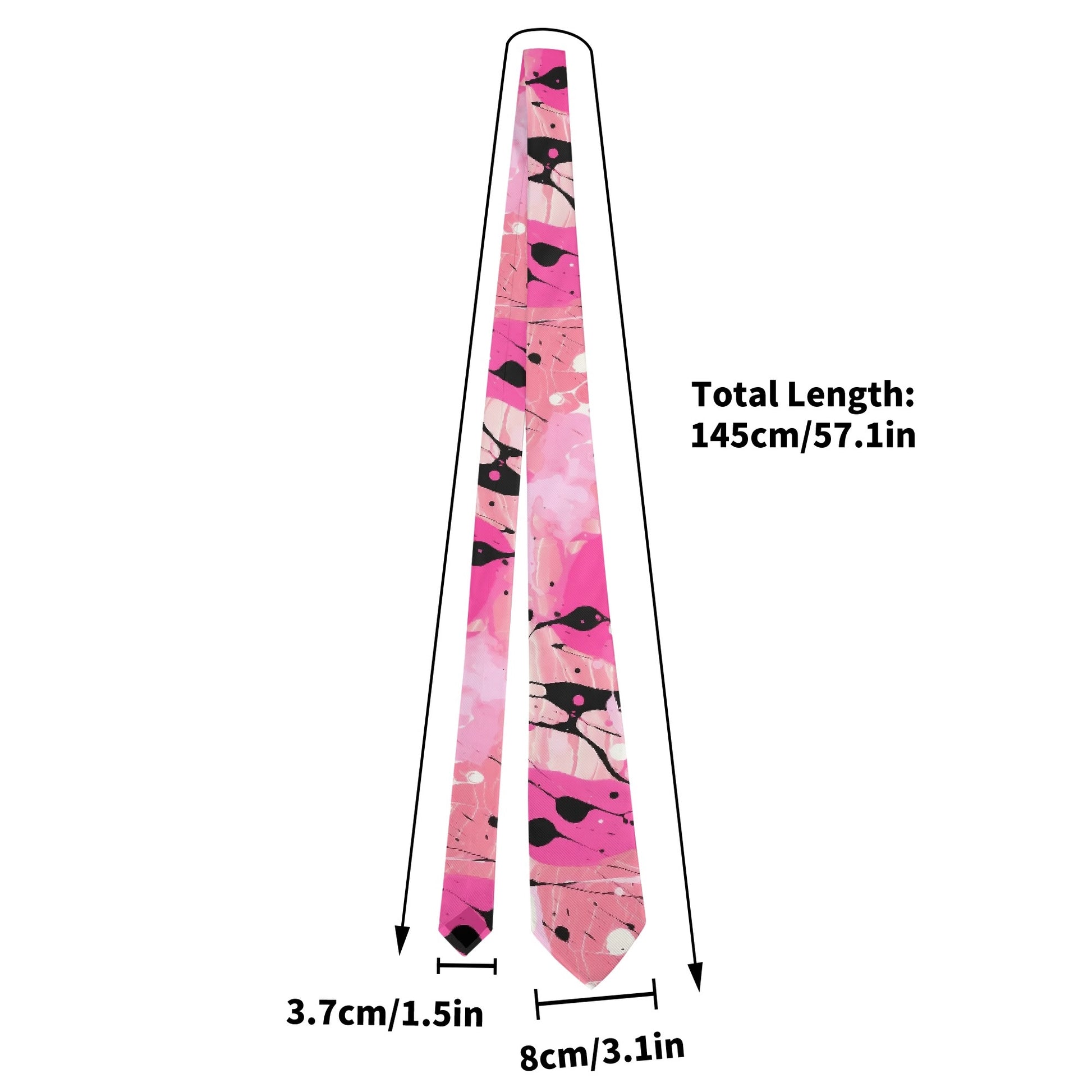 Pink Splash Krawatte Krawatte JLR Design