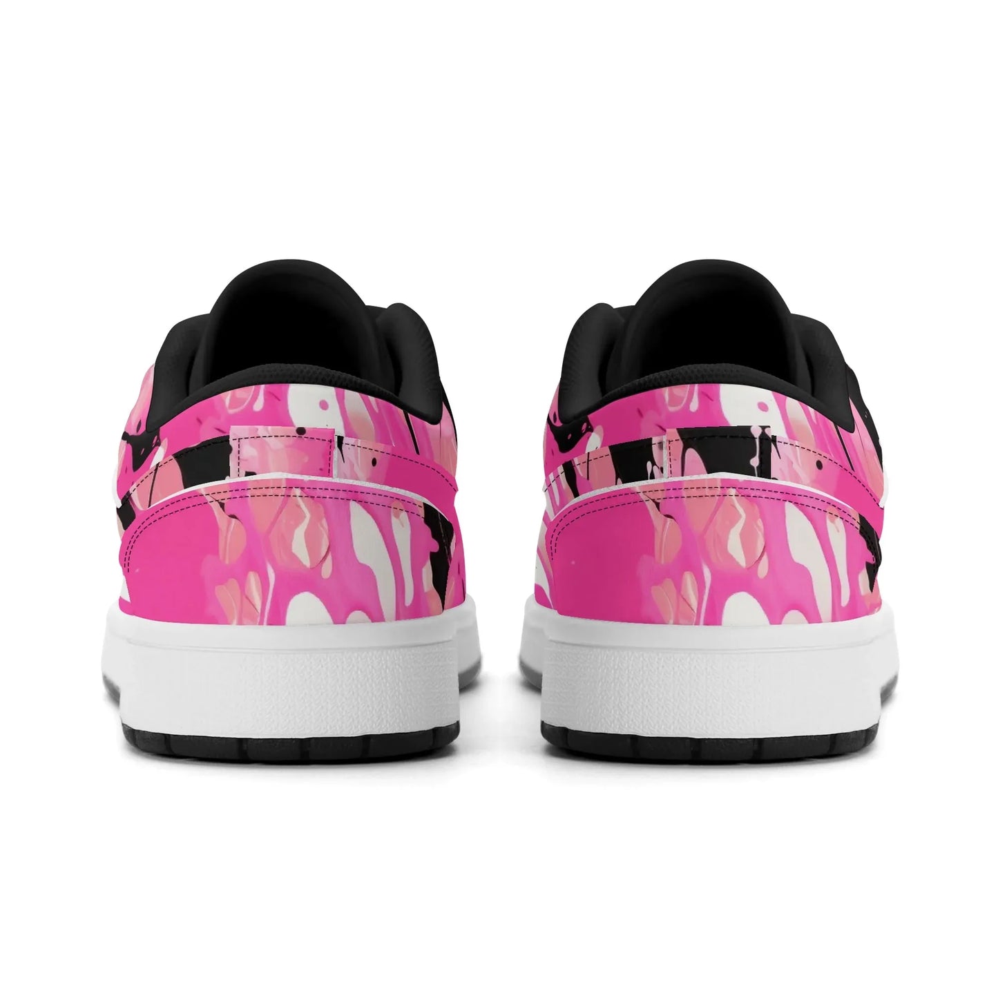 pink-splash-low-top-leder-sneaker-fur-herren-sneaker-jlr-design-49835 - JLR Design
