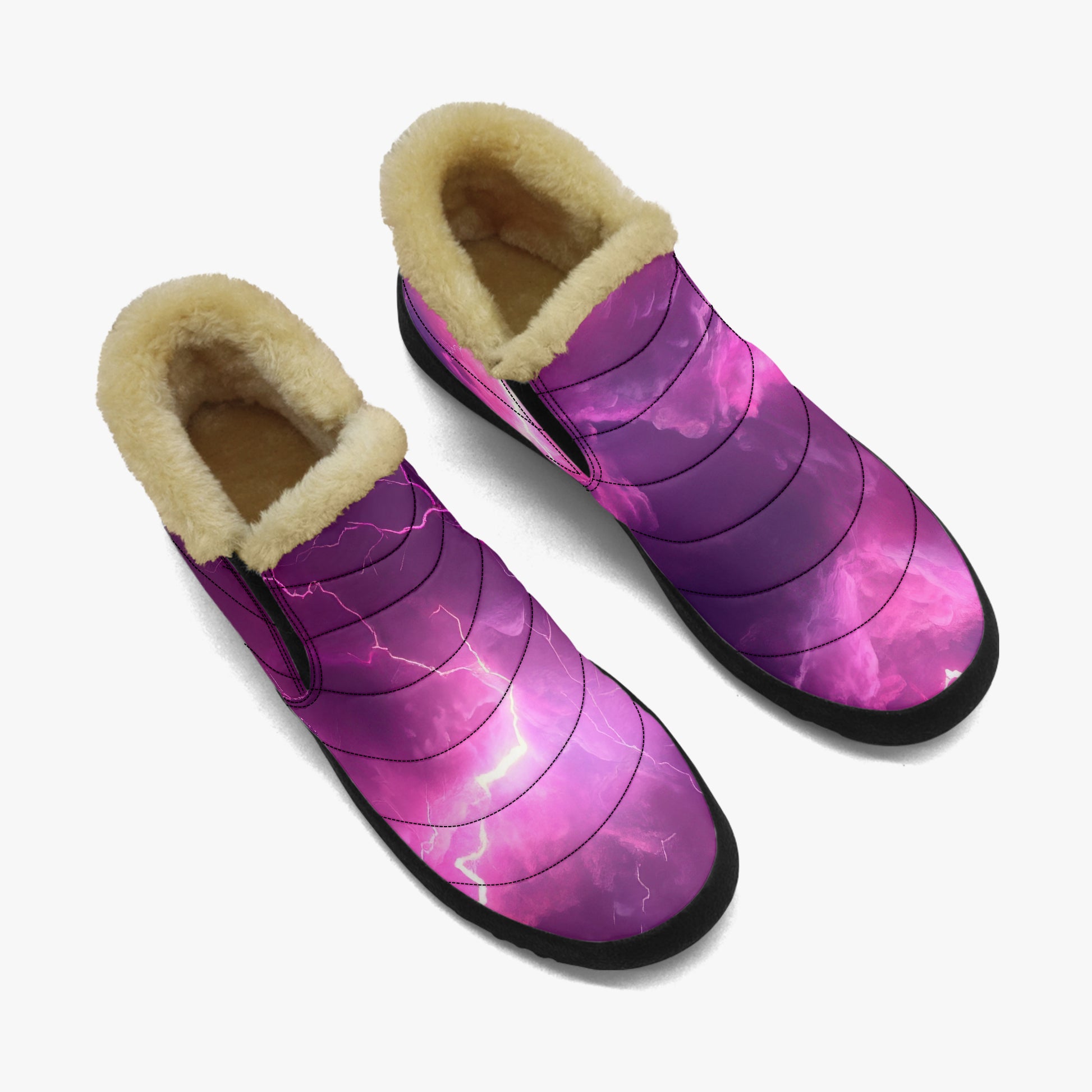 Pink Thunder Faux Fur Slipper Slipper JLR Design