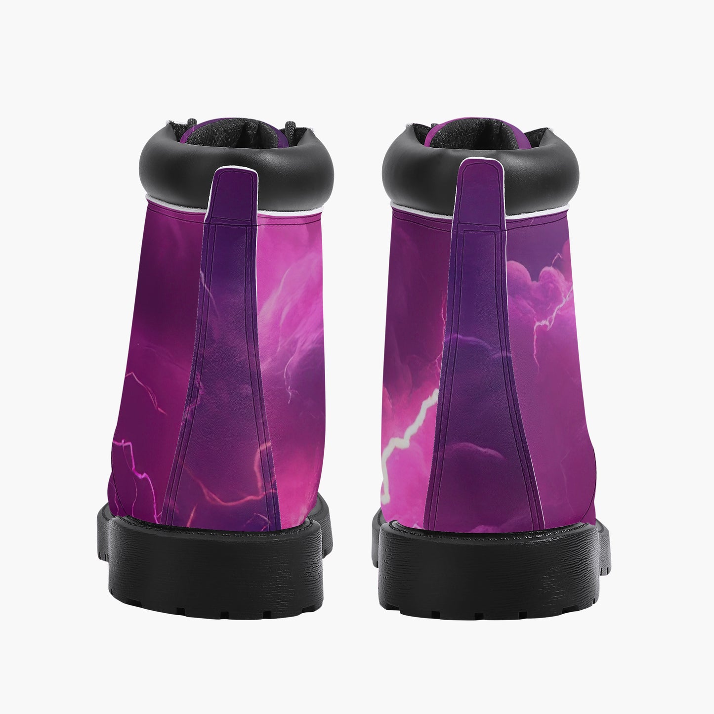 Pink Thunder Leder Boots | Stylische und Warme Winterstiefel Boots JLR Design