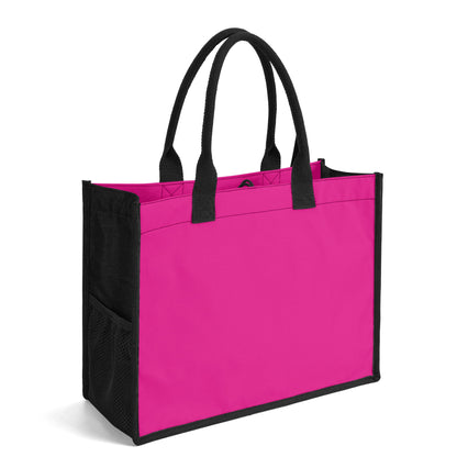 Pinke Canvas Shopper Tasche Einkaufstasche JLR Design