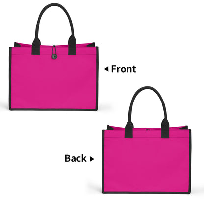 Pinke Canvas Shopper Tasche Einkaufstasche JLR Design