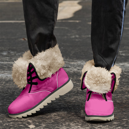 Pinke Chic Boots mit Plüschfutter Boots JLR Design