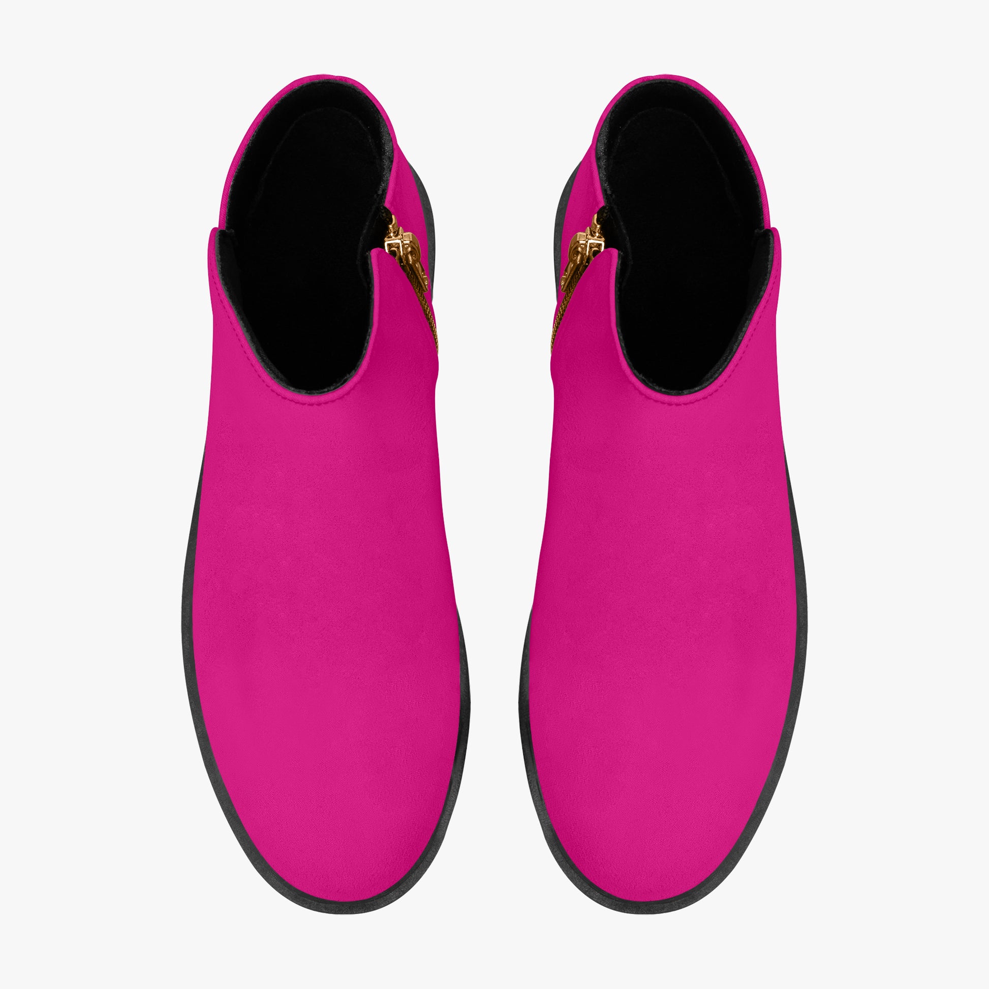 Pinke elegante Reißverschluss-Stiefeletten Stiefel JLR Design