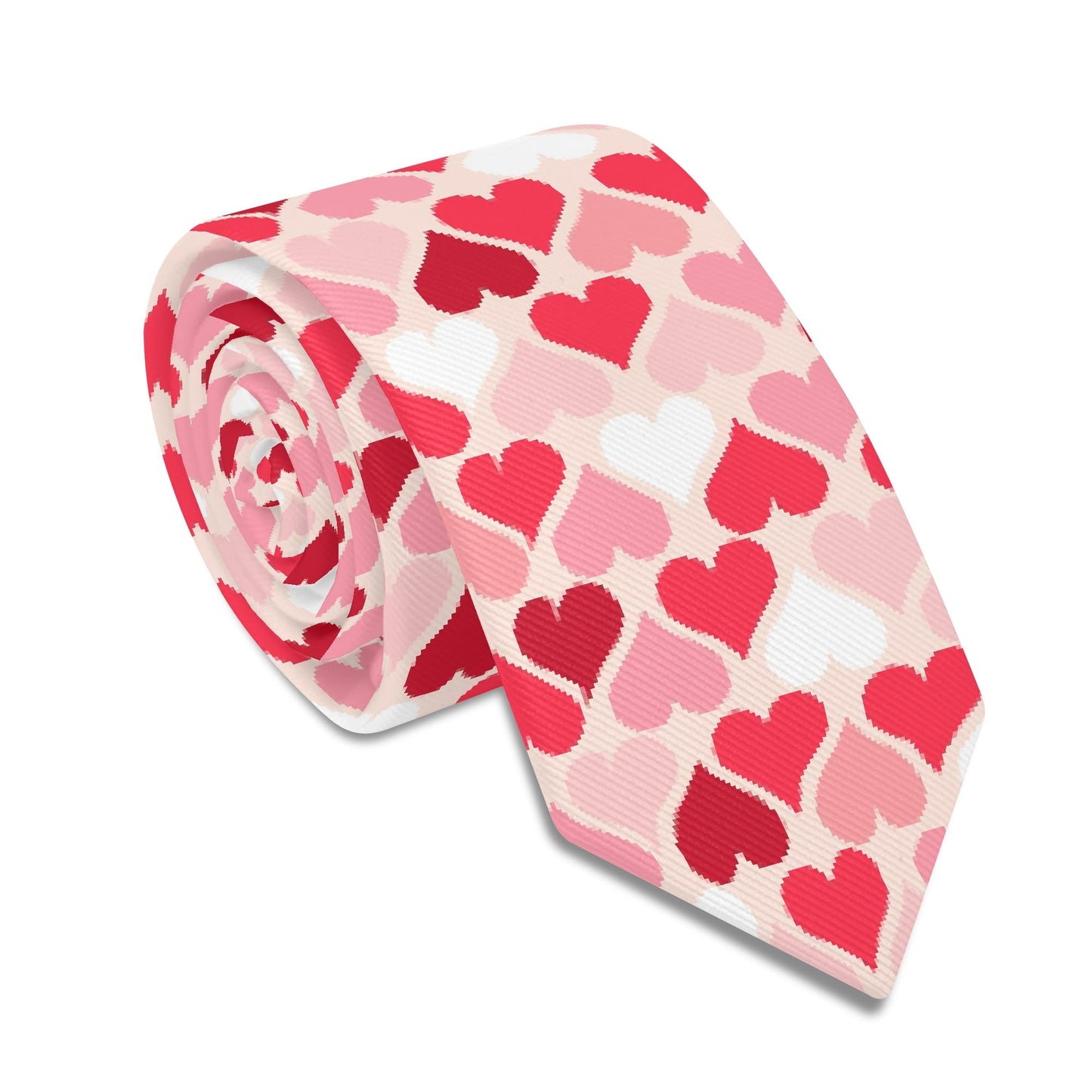 Pinke Herzchen Krawatte Krawatte JLR Design