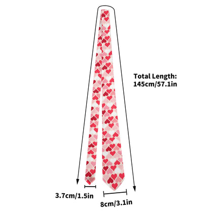 Pinke Herzchen Krawatte Krawatte JLR Design