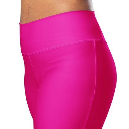 Pinke High Waist Flare Leggings Flare Leggings 59.99 Flare, High, Leggings, Pink, Waist JLR Design