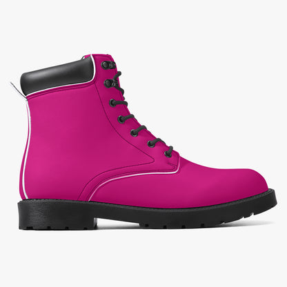 Pinke Leder Boots | Stylische und Warme Winterstiefel Boots JLR Design