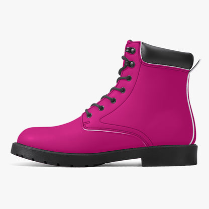 Pinke Leder Boots | Stylische und Warme Winterstiefel Boots JLR Design