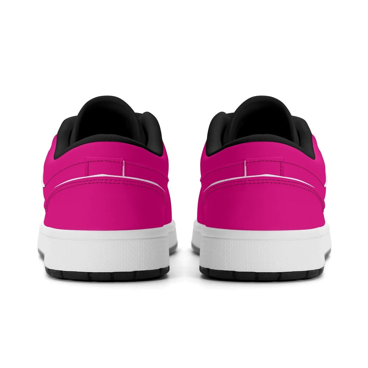 pinke-low-top-leder-sneaker-fur-damen-sneaker-jlr-design-26671 - JLR Design