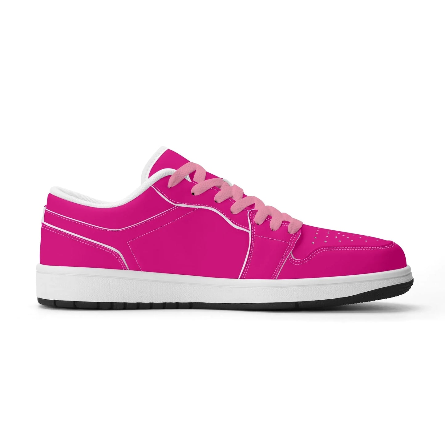 pinke-low-top-leder-sneaker-fur-damen-sneaker-jlr-design-42171 - JLR Design