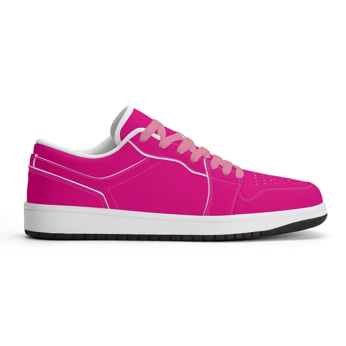pinke-low-top-leder-sneaker-fur-damen-sneaker-jlr-design-62512 - JLR Design