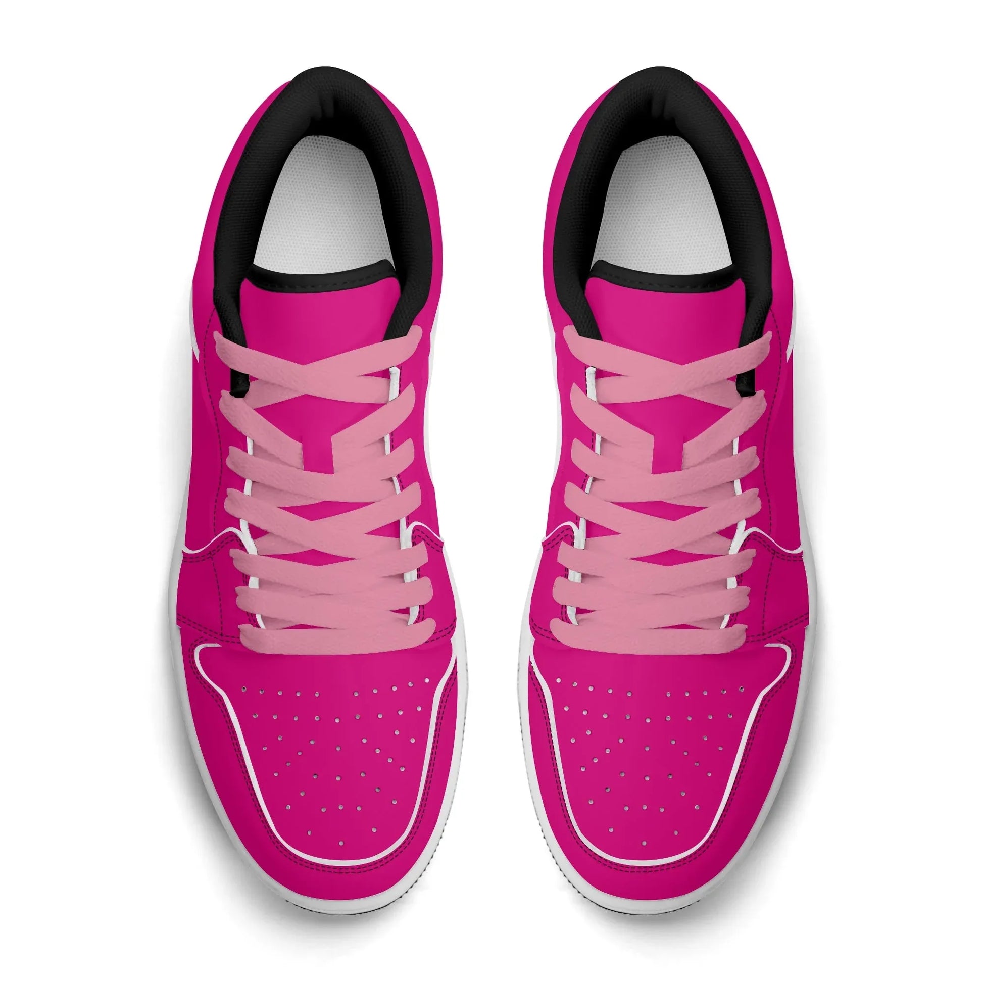 pinke-low-top-leder-sneaker-fur-herren-sneaker-jlr-design-14841 - JLR Design
